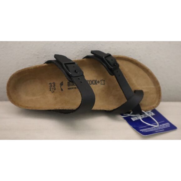 Birkenstock 1015555 Kids Sz EUR 33 US Ladies 2N Black Mayari Birko-Flor Sandals - Picture 7 of 16